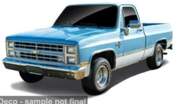 Chevrolet C10 Pick Up, blau/weiss, 1986, 1:43, Bburago