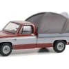 Chevrolet C-20 Silverado, dunkelrot/silber, 1983, 1:64, Greenlight