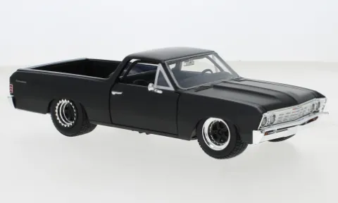 Chevrolet El Camino, schwarz, 1967, 1:24, Jada