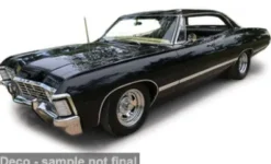 Chevrolet Impala Sport Sedan, schwarz, 1967, 1:43, IXO America