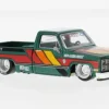 Chevrolet Silverado Kaido Works V3, grün/Dekor, 1980, 1:64, Mini GT
