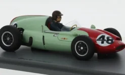 Cooper T51, dunkelgrün/rot, Formel 1, GP Frankreich, 1960, #48, B.Halford, 1:43, Spark