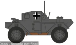 Daimler Dingo, 1944, Wehrmacht (Captured) France, 1:76, Oxford