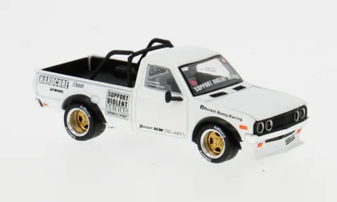 Datsun Pandem 620, weiss, 1:64, Pop Race