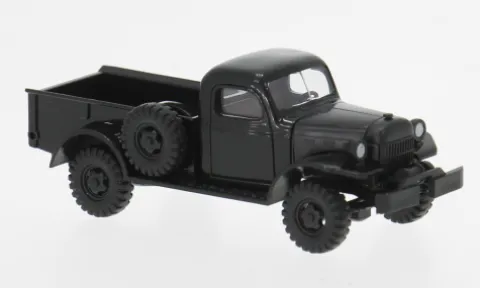 Dodge Power Wagon, schwarz, 1945, 1:87, Busch