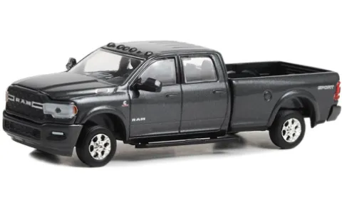 Dodge RAM 2500 Big Horn Sport 4x4, dunkelgrau, 2022, 1:64, Greenlight
