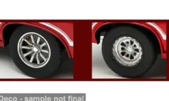 - Drag Outlaw Wheel and Tire Set, schwarz, 1:18, ACME