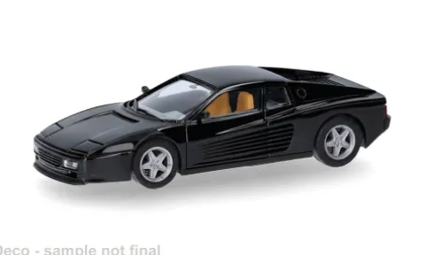 Ferrari 512 TR, schwarz, 1:87, Herpa