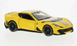 Ferrari 812 Competizione, gelb, 1:64, Maisto