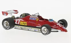 Ferrari 126C2 turbo, Formel 1, GP San Marino, 1982, #27, G.Villeneuve, 1:43, Brumm