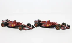 Ferrari 2er-Set: SF-24, 2024, C.Leclerc/C.Sainz, 1:43, Bburago
