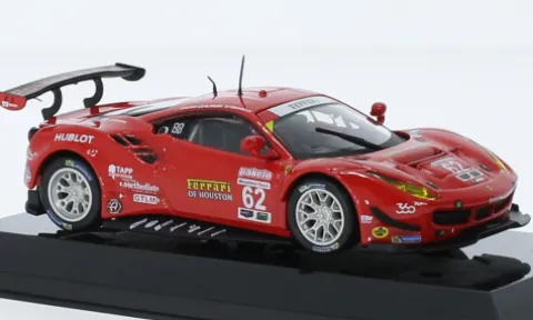 Ferrari 488 GTE, 24h Daytona, 2017, Ferrari of Houston, #62, G.Fisichella/T.Vilander, 1:43, Bburago