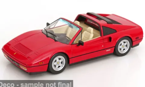Ferrari 328 GTS, rot, 1985, US-Version Beverly Hills Cop II, 1:18, KK Scale