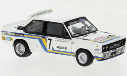 Fiat 131 Abarth, Monte Carlo, 1980, Svenska Fiat, #7, B.Waldegaard, 1:87, Brekina