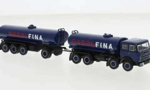 Fiat 691 Millepiedi, 1970, Gasol Fina, 1:87, Brekina Starline