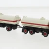 Fiat 691 Millepiedi, rot/weiss, 1970, 1:87, Brekina Starline