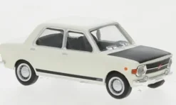 Fiat 128, weiss/schwarz, 1969, 1:87, Brekina Starline