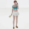 Figur Ada, blue/white, 1:24, Atlantic