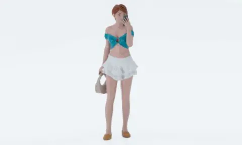 Figur Ada, blue/white, 1:43, Atlantic