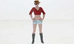 Figur Cora, red/blue, 1:18, Atlantic