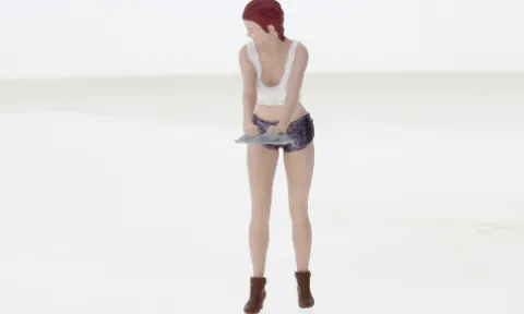 Figur Courtney, 1:24, Atlantic
