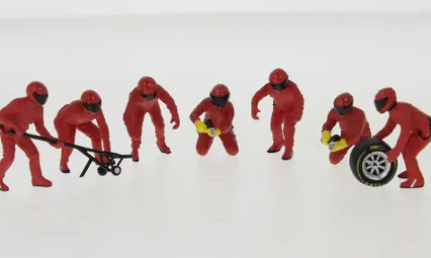 Figuren F1 Pit Crew, 1:43, American Diorama