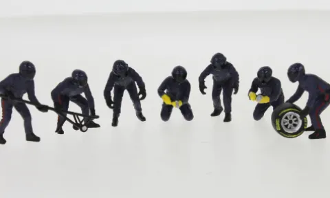 Figuren F1 Pit Crew, 1:43, American Diorama