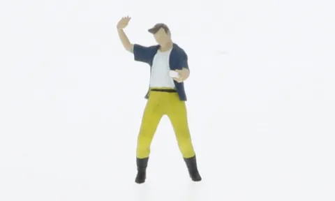 Figur Jim Carrey, Ace Ventura - Pet Detective, 1:64, Cartrix