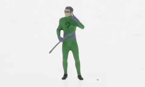 Figur Riddler Enigma, 1:64, Cartrix