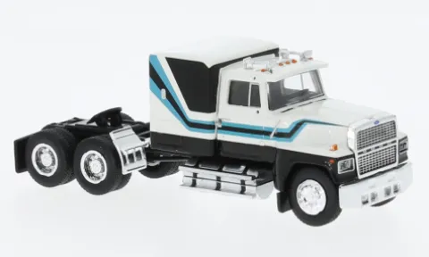 Ford LTL 9000, schwarz/weiss, 1978, 1:87, Brekina