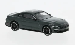 Ford Mustang GT, dunkelgrün, 2018, 1:87, Minichamps