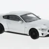 Ford Mustang GT, silber, 2018, 1:87, Minichamps