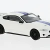 Ford Mustang GT, weiss/blau, 2018, 1:87, Minichamps