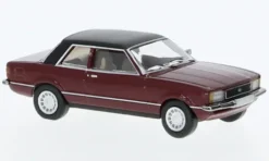 Ford Taunus TC2, dunkelrot/schwarz, 1976, 1:87, PCX87