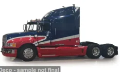 Ford Aeromax, rot/blau, 1990, 1:64, IXO America