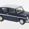 Ford Anglia, dunkelblau/weiss, 1959, 1:87, Brekina