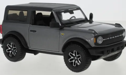 Ford Bronco Badlands, dunkelgrau/schwarz, 2021, 1:24, Maisto