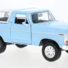 Ford Bronco Custom, hellblau/weiss, 1978, 1:24, Motormax