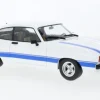 Ford Capri MK II X-Pack, weiss/blau, 1975, 1:18, MCG