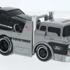 Ford C600 Flatbed, silber/schwarz, 1966, 1:64, Maisto