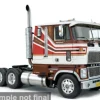 Ford CL 9000, braun/rot, 1976, 1:64, IXO America