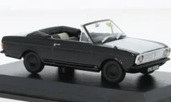 Ford Cortina MK II Crayford Convertible, schwarz/silber, 1:43, Oxford