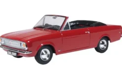 Ford Cortina MK II Crayford Convertible, rot, 1:43, Oxford