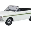 Ford Cortina MkII Crayford Convertible, weiss/grün, 1:43, Oxford