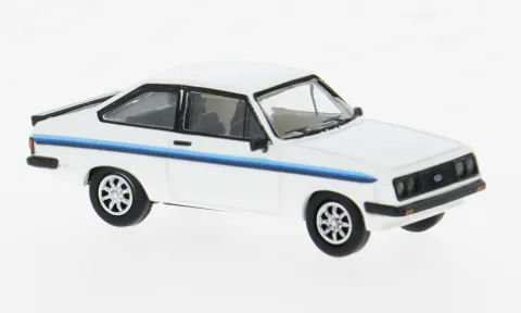 Ford Escort MK II RS 2000, weiss/Dekor, 1977, 1:87, PCX87