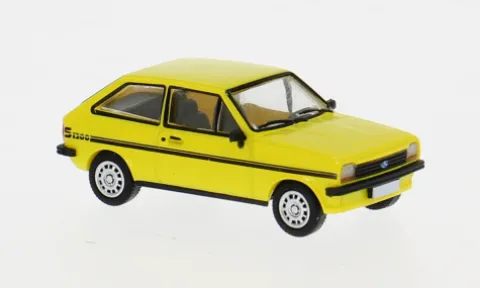 Ford Fiesta MK I, gelb, 1975, 1:87, PCX87