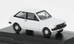 Ford Fiesta MK I, weiss, 1:76, Oxford