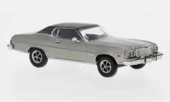 Ford Gran Torino, silber/dunkelgrau, 1976, 1:87, Brekina