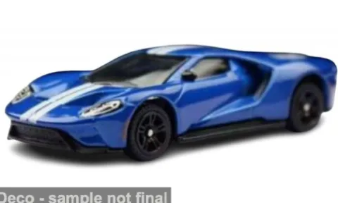 Ford GT, blau, 2025, 1:64, Bburago