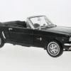Ford Mustang Cabriolet, schwarz, 1964, 1:18, Welly